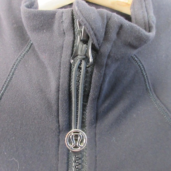 Lululemon Women Forme Jacket Zip Up 10 Black Zipped Pockets Athletic Outdoor 394 - Picture 5 of 9